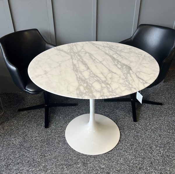 SAARINEN TULIP HIGH ROUND DINING TABLE 91cm dia