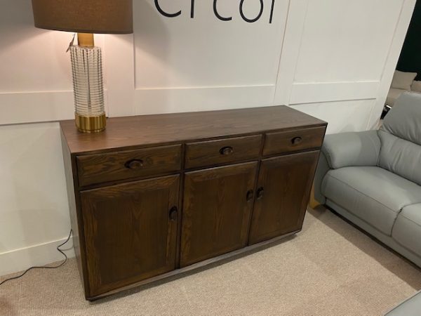 Ercol Windsor 3 door high sideboard