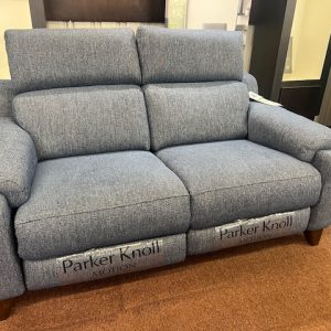 PARKER KNOLL 1701 SMALL SOFA DOUBLE POWER RECLINER DISPLAY MODEL